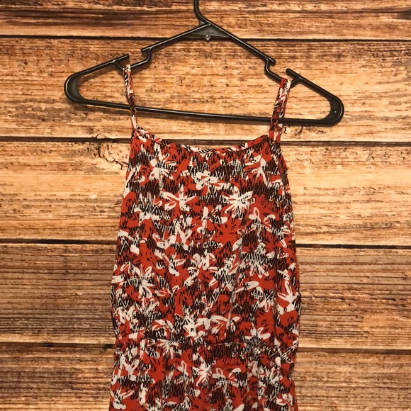 3/20 Banana Republic• orange and white romper - Picture 6 of 7